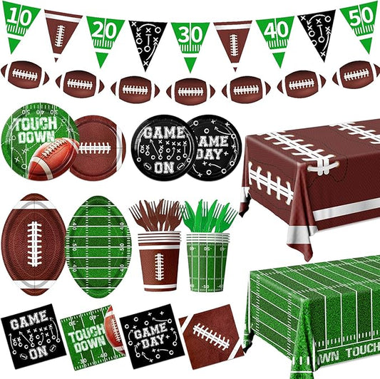 Football Birthday Party Decorations 178 Pcs Football Party Supplies