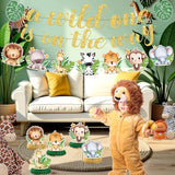 Wild One Baby Shower Decorations for Boys Jungle Safari Baby Shower