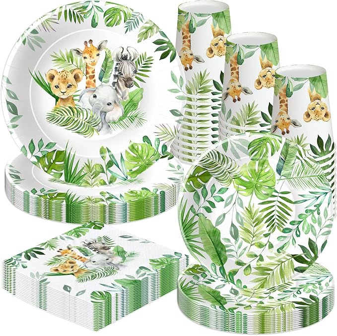 Safari Jungle Theme Party Supplies For Boys Jungle Birthday Baby