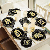 96 Pcs 65th Birthday Decorations for Men 65th Birthday Plates and