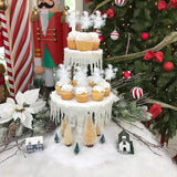 Gyufise 20Pcs Foil Firework Cupcake Toppers Sparkle Tinsel Cake