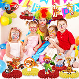 Carnival Circus Honeycomb Centerpieces, KSKSPE 9Pcs Carnival Circus