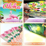 180PCS Hawaiian Aloha Party Supplies Serve 60 Luau Tropical Paper