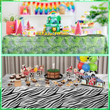 12Pack Animal Safari Tablecloth Jungle Animal Zoo Theme Party Table