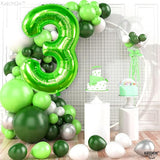 KatchOn, Light Green Number 3 Balloon - 40 Inch | Green 3 Balloon