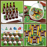 168 Pcs Football Party Decorations 2026 Football Party Supplies