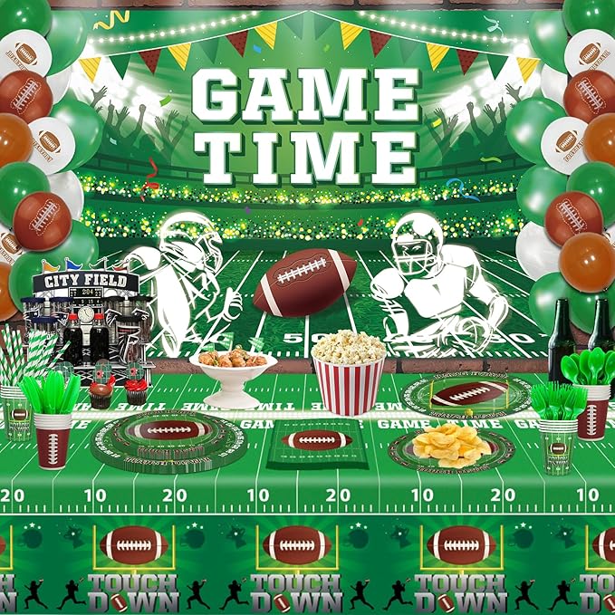 200 Pack Football Birthday Party Decorations Football Party Supplies