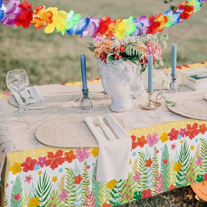 Tropical Luau Party Supplies Kit for 25 Aloha Hawaiian Party