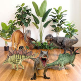 5 Pcs Large Dinosaur Cardboard Cutouts 16.5 to 26.4 Inch Dinosaur