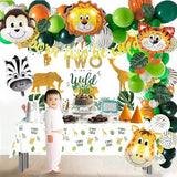 Two Wild Birthday Decorations Safari Jungle Theme 2nd Birthday Party