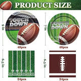 2026 Football Party Decorations 144 Pcs Football Party Supplies Kit
