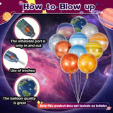 16 Pcs Galaxy Space Balloons, Outer Space Themed Party Decorations