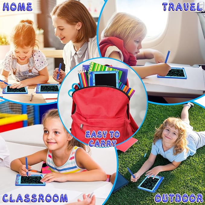 12 Pack Under the Sea Party Favors Lcd Writing Tablet for Kids 4.6