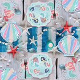 Mermaid Birthday Party Supplies 9 Disposable Dinner Plates 7 Dessert