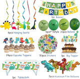 Dinosaur Birthday Decorations 104 Piece Dinosaur Party Decorations