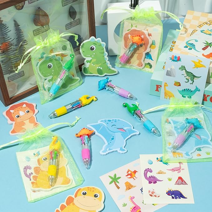 Dinosaur Stationery Party Gift 24 Pack Spring Stuffers Prizes with
