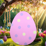 4 ft Large Easter Egg Cardboard Cutout Easter Party Decoration Stand