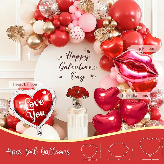 Galentine's Day Party Decorations Kit Happy Galentines Valentine's