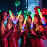 GDHZWTMY 36 Pcs LED Foam Glow Sticks Bulk,Glow in The Dark Party