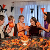 100 Pcs Halloween Spider Web Tableware Party Supplies Set Serves 25