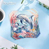 96 Pcs Dolphin Birthday Party Decorations Under the Sea Dolphin