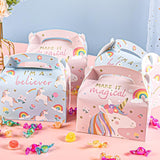 DjinnGlory 36 Pack Unicorn Party Favor Treat Boxes Small Paper Gift