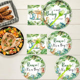 Dinosaur Baby Shower Decorations for Boys 96PCS Rawr Its a Boy Party