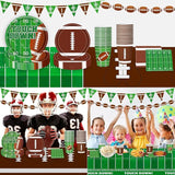 Football Party Decorations Football Party Supplies Kit Serve 24