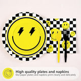 96 Pcs Two Cool Dude Birthday Party Decorations 350 GSM 2nd Birthday