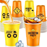 48 Pcs Construction Party Supplies Bulk 16 oz Construction Party