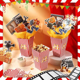 LemonRoad 6 Sets 74 Pcs Movie Night Party Centerpieces Movie Night