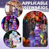 Mindsoft Set of 3 Kpop Theme Spandex Cylinder Stand Covers for Party,