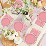 96 Pcs Pink Cielito Party Theme Lindo Decorations Mexican Disposable