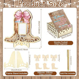 63 Boots or Bows Gender Reveal Baby Shower Guest Book Alternatives