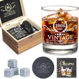 60th Birthday Gifts for Men Whiskey Glass Set 60th Birthday
