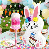25 Large Easter Decorations Bunny Pinata for Kids Birthday Party