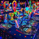 Neon Sports Party Supplies Serves 20 Glow Sports Birthday Party