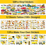 Construction Party Favors Pack For 12Guests Construction Birthday