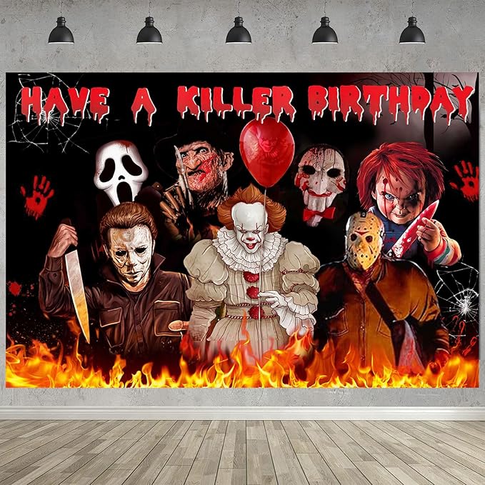 Have a Killer Birthday Party Decoration Horror Movie Party Photo