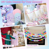 DIY Giant Friendship Bracelet Birthday Garland Kit with Letters Ball