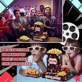 72 Pcs Movie Night Supplies Paper Movie Snack Trays Set Include 24
