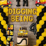 345 Pcs Construction 4th Birthday Party Supplies Dump Truck Four