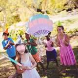 Mermaid Seashell Piñata Pink Shellfish Piñatas for Kids Girls