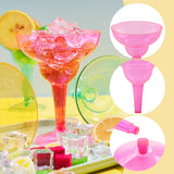 JOYIN 36 Packs Plastic Margarita Glasses Cups 12 oz Disposable Cinco