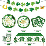 St Patrick's Day Party Supplies Tableware Set Irish Themed Tableware