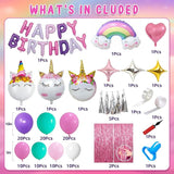 Unicorn Theme Birthday Party Decorations Supplies Rainbow Unicorn