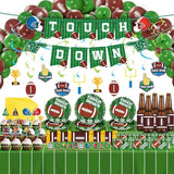 168 Pcs Football Party Decorations 2026 Football Party Supplies