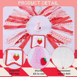 Strawberry Highchair Banner for Baby First Birthday Party