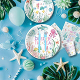 Under The Sea One Year Old Birthday Party Decorations Tableware