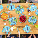 96Pcs Travel Theme 1st Birthday Party Supplies Adventure Awaits